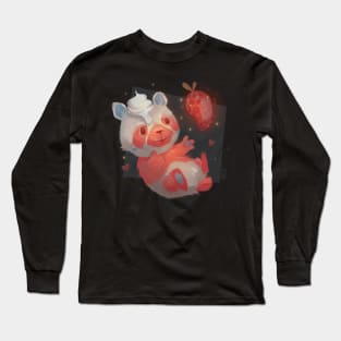 Strawberry Panda Long Sleeve T-Shirt